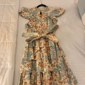 Ulla Johnson Dress - Blue and Cream Floral